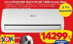E.C.A SPYLOS PRO ESA1512A100 12000 INVERTER KLİMA